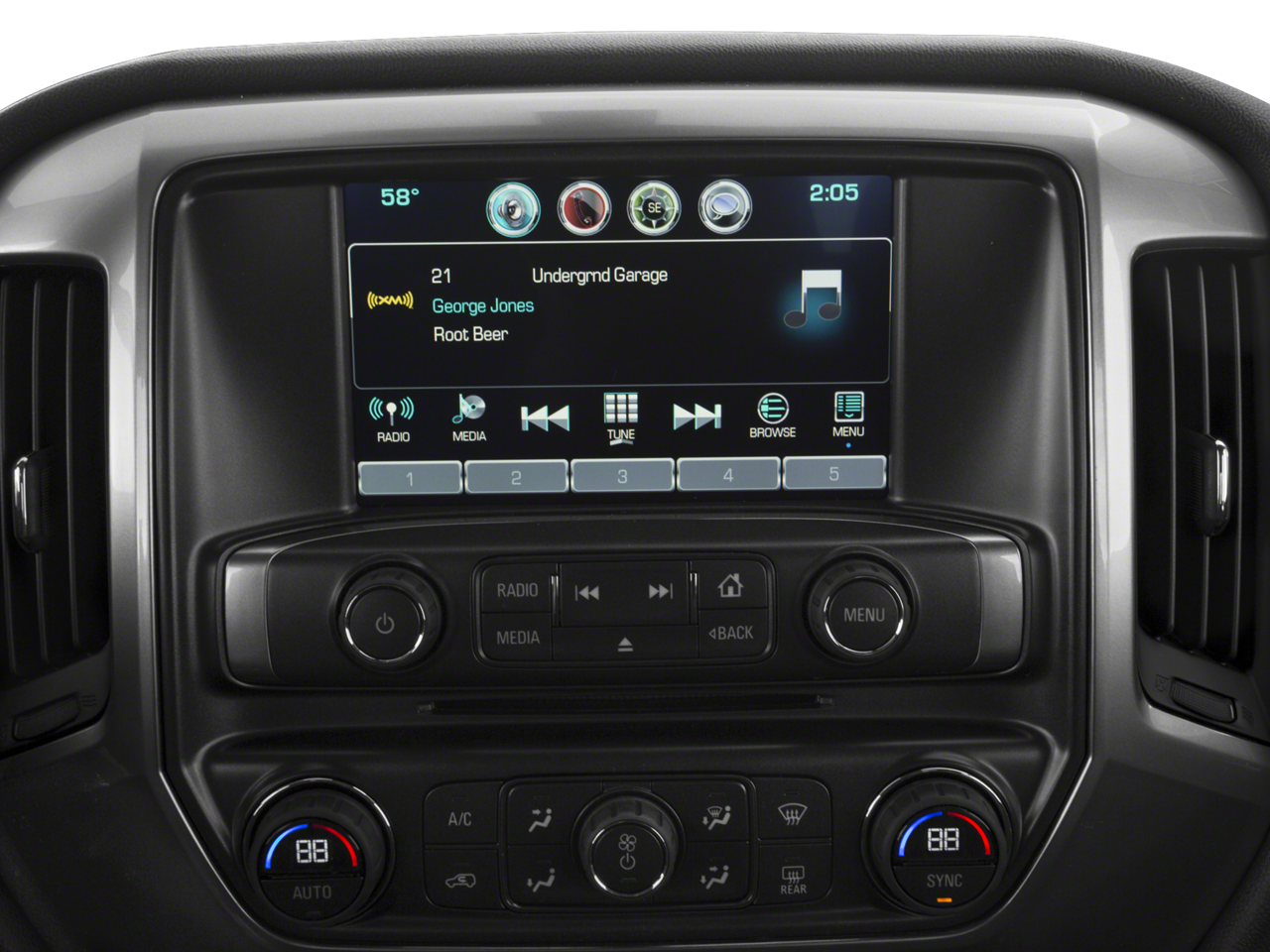 2018 Chevrolet Silverado 1500 4WD DOUBLE CAB 143.5 LT