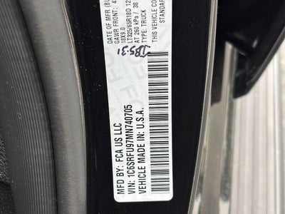 2021 RAM 1500 TRX 4x4 Crew Cab Box