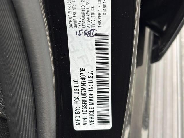 2021 RAM 1500 TRX 4x4 Crew Cab Box