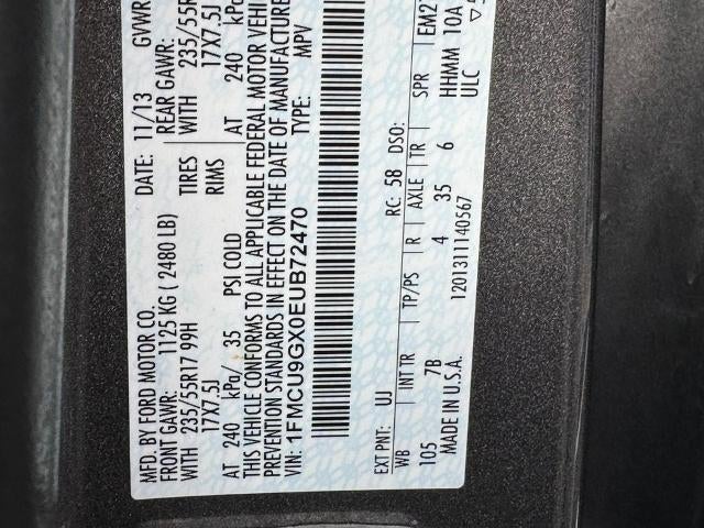 2014 Ford Escape 4WD 4dr SE