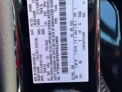 2023 Ford F-150 XLT 4WD SUPERCREW 5.5&rsquo; BO