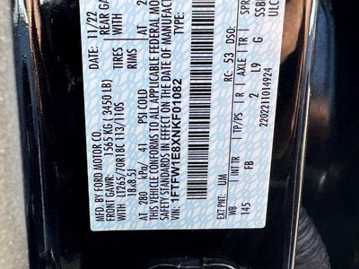 2022 Ford F-150 XLT 4WD SUPERCREW 5.5&rsquo; BO