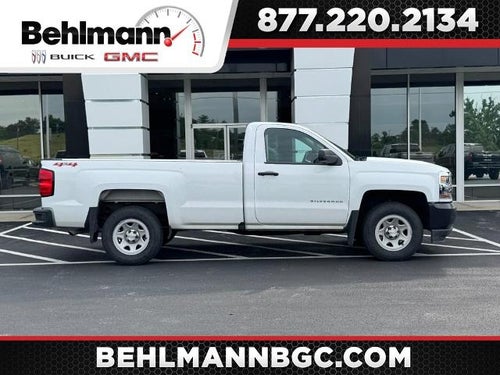 2018 Chevrolet Silverado 1500 4WD Reg Cab 133.Work Truck