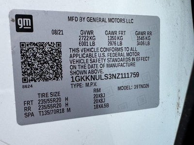2022 GMC Acadia AWD 4dr SLT