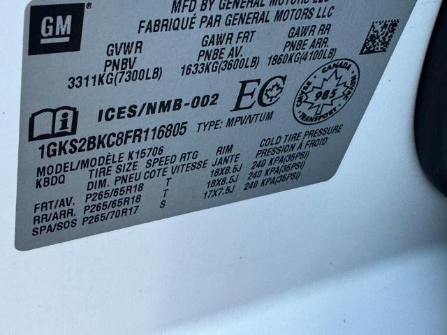 2015 GMC Yukon 4WD 4dr SLT