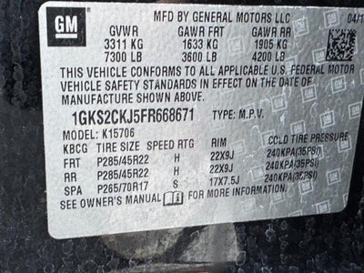 2015 GMC Yukon 4WD 4dr Denali