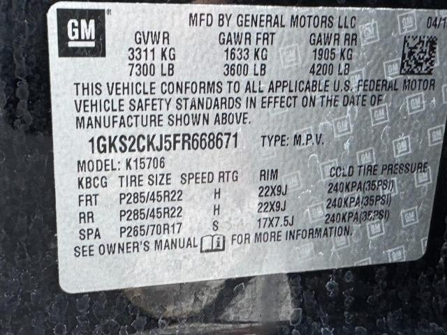 2015 GMC Yukon 4WD 4dr Denali