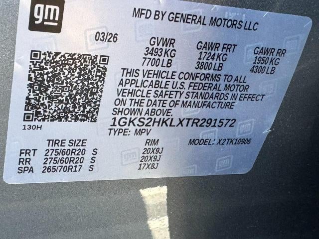 2026 GMC Yukon XL 4WD 4dr AT4