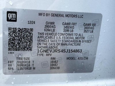 2025 Chevrolet Traverse AWD 4dr Z71