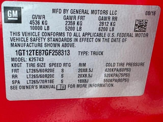 2016 GMC Sierra 2500 HD 4WD Crew Cab 153.SLT