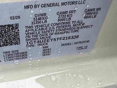 2026 GMC Sierra 2500 HD 4WD Crew Cab AT4X