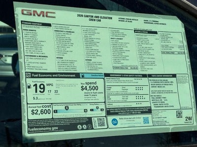 2026 GMC Canyon 4WD Crew Cab Elevation