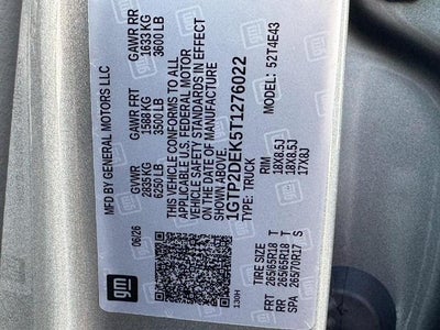 2026 GMC Canyon 4WD Crew Cab AT4