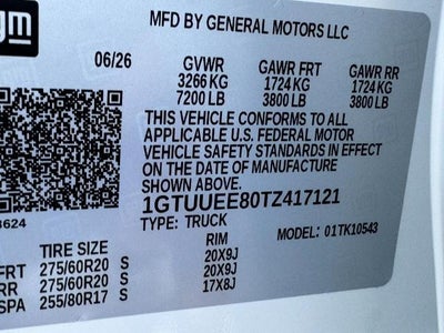 2026 GMC Sierra 1500 4WD Crew Cab AT4