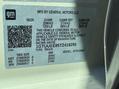 2026 GMC Sierra 1500 4WD Crew Cab AT4