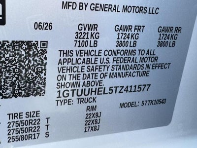 2026 GMC Sierra 1500 4WD Crew Cab Denali Ultimate