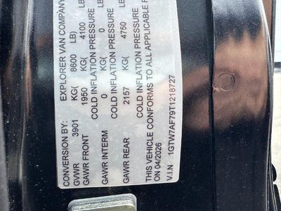 2026 GMC Savana Cargo RWD 2500 135"