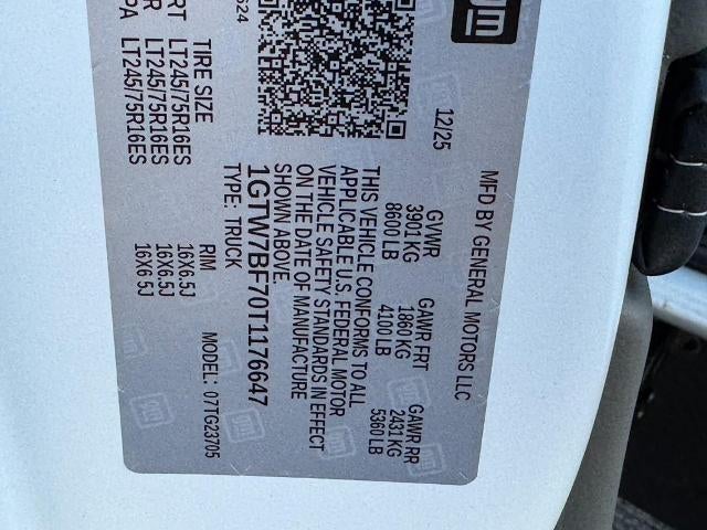 2026 GMC Savana Cargo 2500 RWD 2500 155"