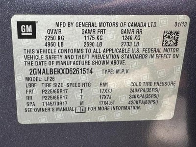 2013 Chevrolet Equinox FWD 4dr LS