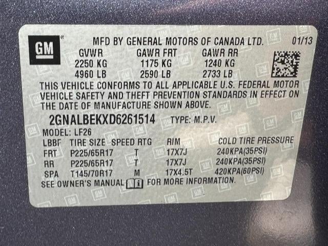 2013 Chevrolet Equinox FWD 4dr LS