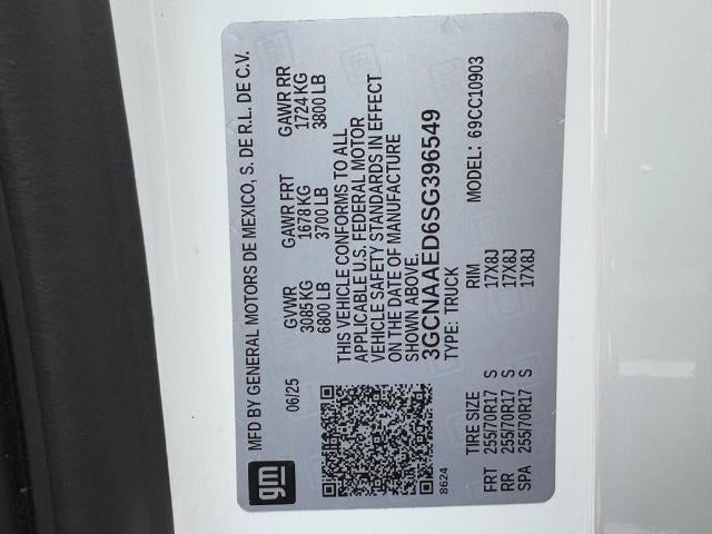 2025 Chevrolet Silverado 1500 2WD Reg Cab Work Truck