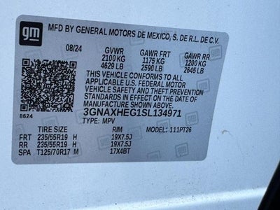 2025 Chevrolet Equinox FWD 4dr LT w/1LT