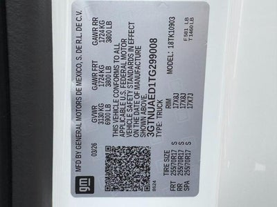 2026 GMC Sierra 1500 4WD Reg Cab Pro