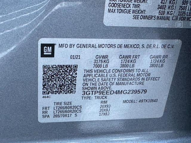 2021 GMC Sierra 1500 4WD Crew Cab AT4