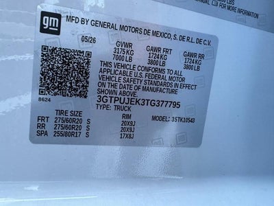 2026 GMC Sierra 1500 4WD Crew Cab Elevation w/3VL
