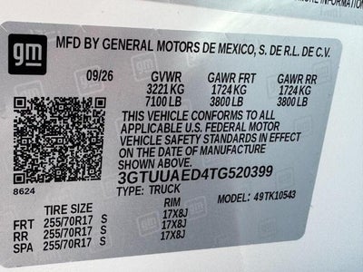 2026 GMC Sierra 1500 4WD Crew Cab Pro