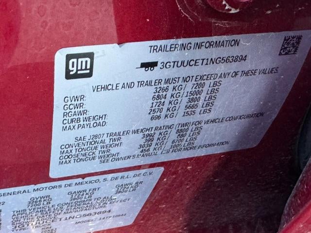 2022 GMC Sierra 1500 4WD Crew Cab Elevation w/3SB