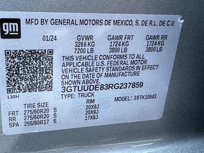 2024 GMC Sierra 1500 4WD Crew Cab SLT