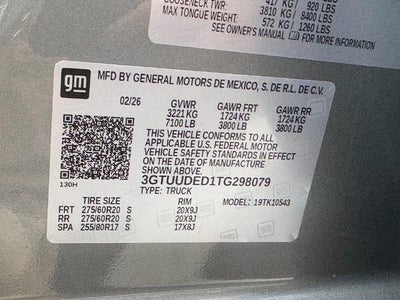 2026 GMC Sierra 1500 4WD Crew Cab SLT