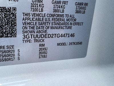 2026 GMC Sierra 1500 4WD Crew Cab SLT