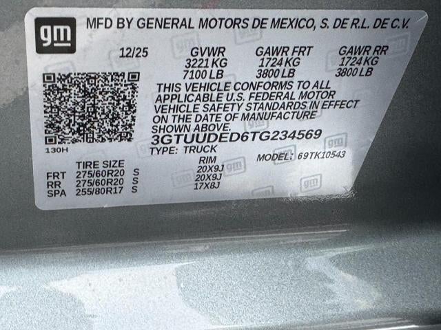 2026 GMC Sierra 1500 4WD Crew Cab SLT