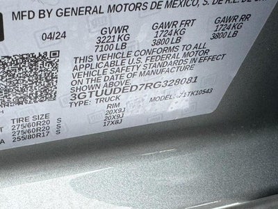 2024 GMC Sierra 1500 4WD Crew Cab SLT