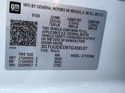2026 GMC Sierra 1500 4WD Crew Cab SLT
