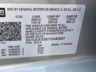 2026 GMC Sierra 1500 4WD Crew Cab AT4