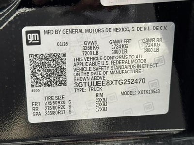 2026 GMC Sierra 1500 4WD Crew Cab AT4