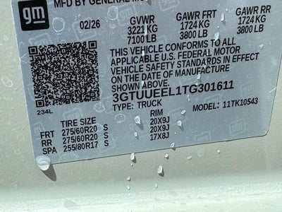 2026 GMC Sierra 1500 4WD Crew Cab AT4