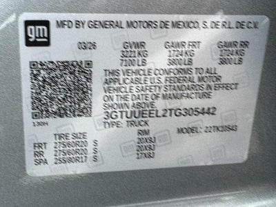 2026 GMC Sierra 1500 4WD Crew Cab AT4