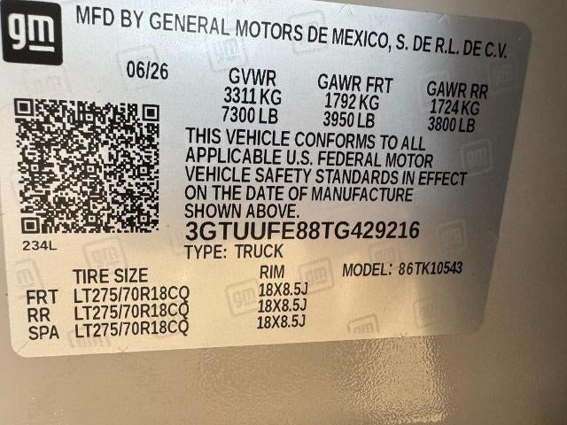 2026 GMC Sierra 1500 4WD Crew Cab AT4X