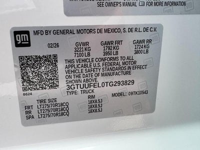 2026 GMC Sierra 1500 4WD Crew Cab AT4X