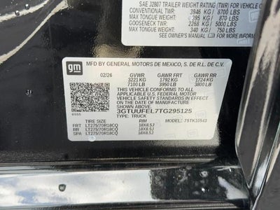 2026 GMC Sierra 1500 4WD Crew Cab AT4X