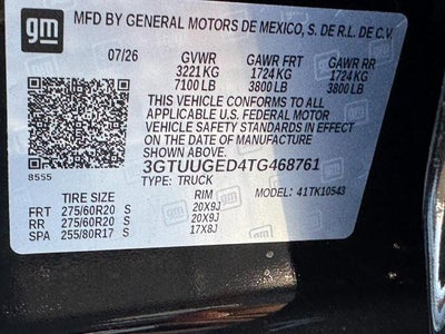 2026 GMC Sierra 1500 4WD Crew Cab Denali
