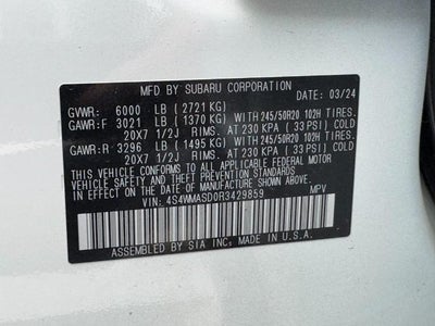 2024 Subaru Ascent Limited 7-Passenger