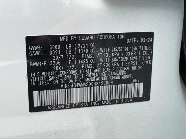 2024 Subaru Ascent Limited 7-Passenger