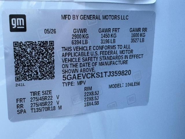 2026 Buick Enclave 4dr Avenir