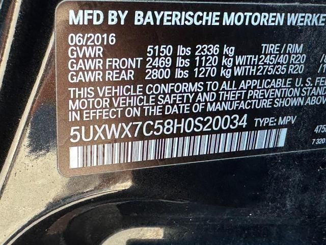 2017 BMW X3 xDrive35i Sports Activity Vehicle