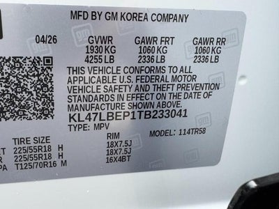 2026 Buick Envista FWD 4dr Sport Touring
